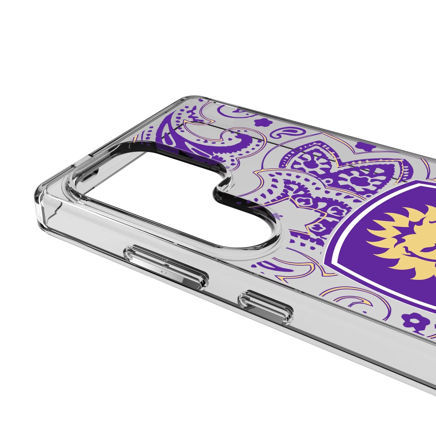 Orlando City Soccer Club Paisley Clear Phone Case for Samsung Galaxy