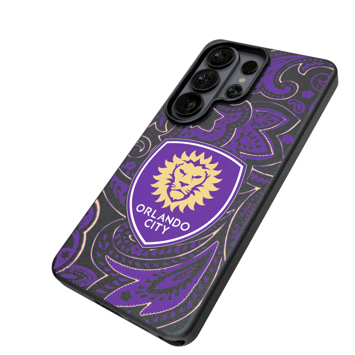 Orlando City Soccer Club Paisley MagSafe Compatible Phone Case for Samsung Galaxy