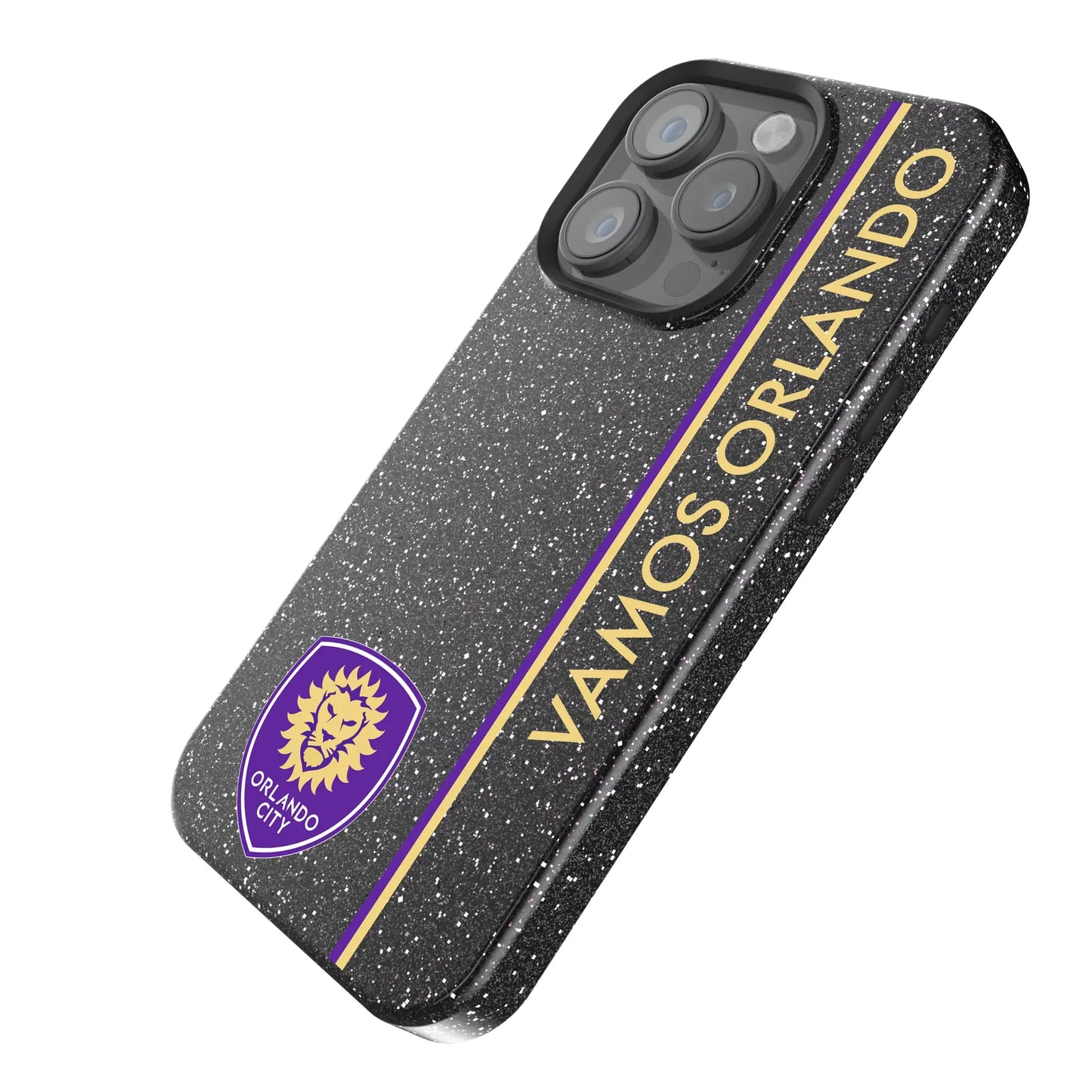 Orlando City Soccer Club Sidebar Black Bling Phone Case for Apple iPhone
