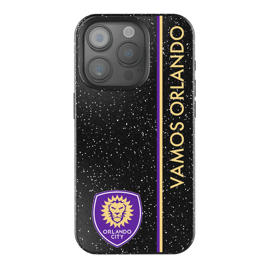 Orlando City Soccer Club Sidebar Black Bling Phone Case for Apple iPhone