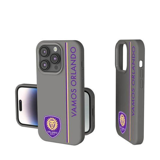 Orlando City Soccer Club Sidebar Soft Touch Phone Case for Apple iPhone