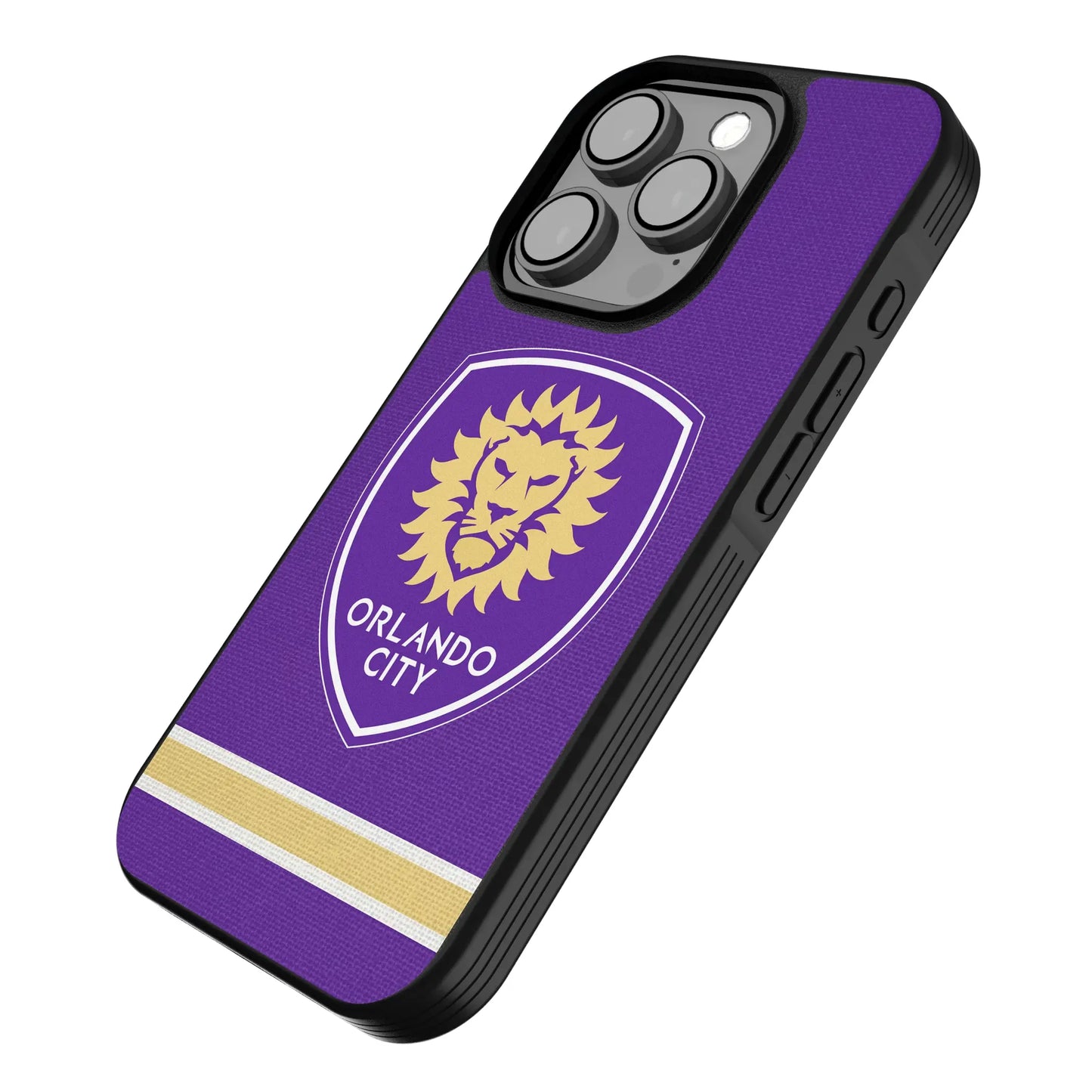 Orlando City Soccer Club Stripe Bump Phone Case for Apple iPhone