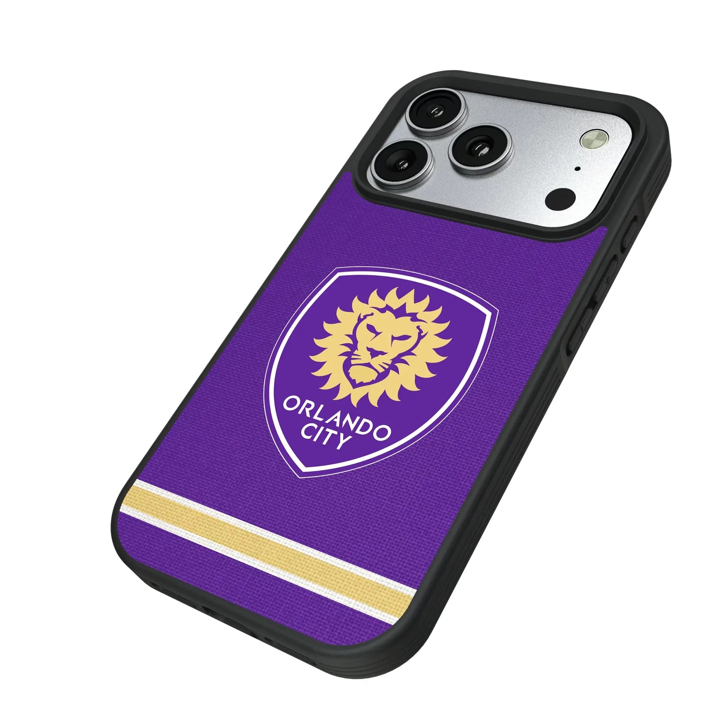 Orlando City Soccer Club Stripe Bump Phone Case for Apple iPhone
