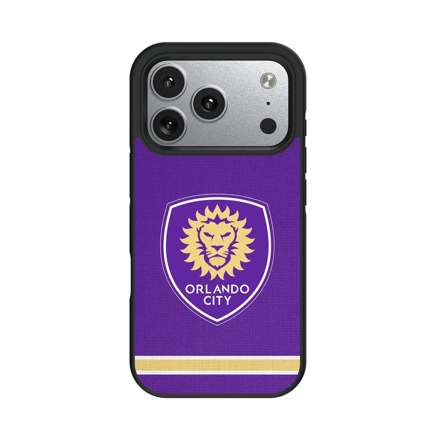 Orlando City Soccer Club Stripe Bump Phone Case for Apple iPhone
