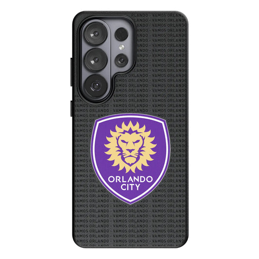 Orlando City Soccer Club Text Backdrop MagSafe Compatible Phone Case for Samsung Galaxy