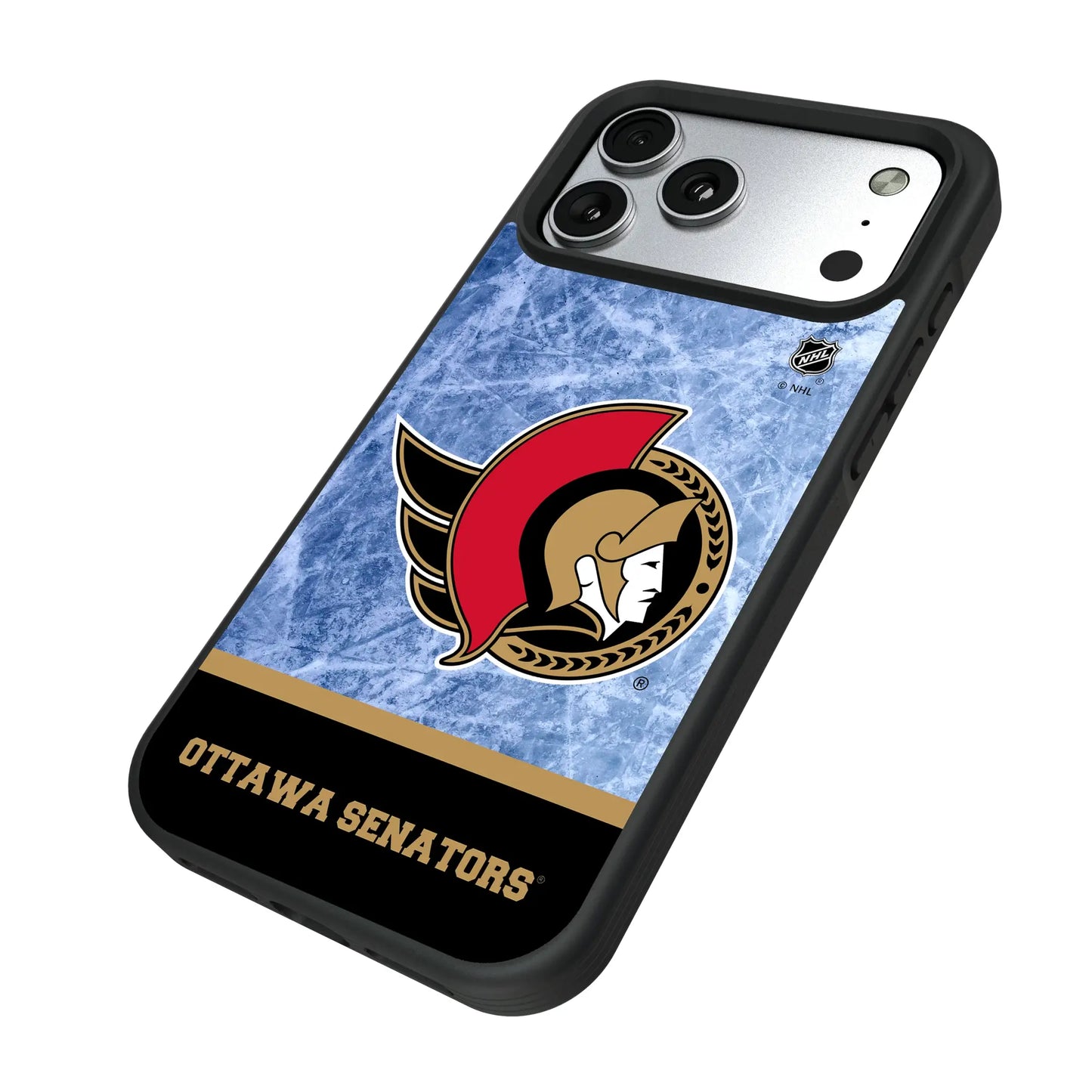 Ottawa Senators Ice Wordmark Bump Phone Case for Apple iPhone