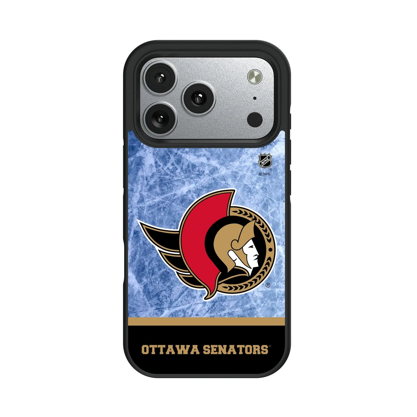 Ottawa Senators Ice Wordmark Bump Phone Case for Apple iPhone