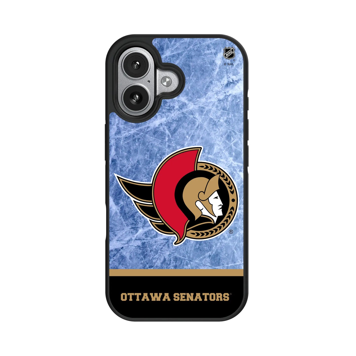 Ottawa Senators Ice Wordmark Bump Phone Case for Apple iPhone