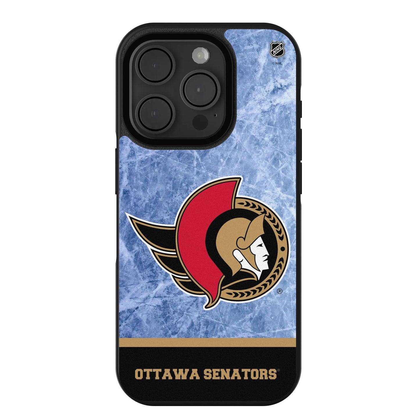 Ottawa Senators Ice Wordmark Bump Phone Case for Apple iPhone