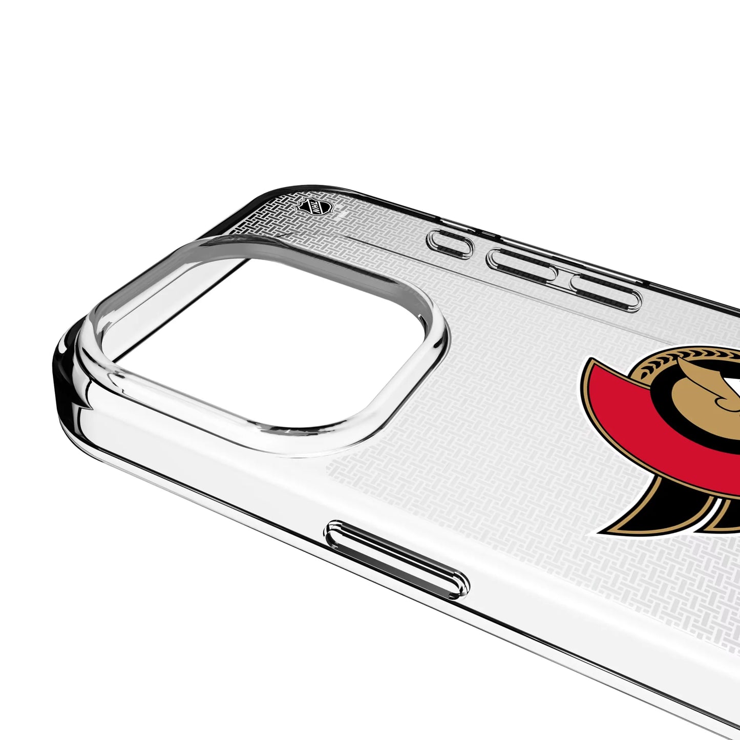 Ottawa Senators Linen Clear Phone Case for Apple iPhone