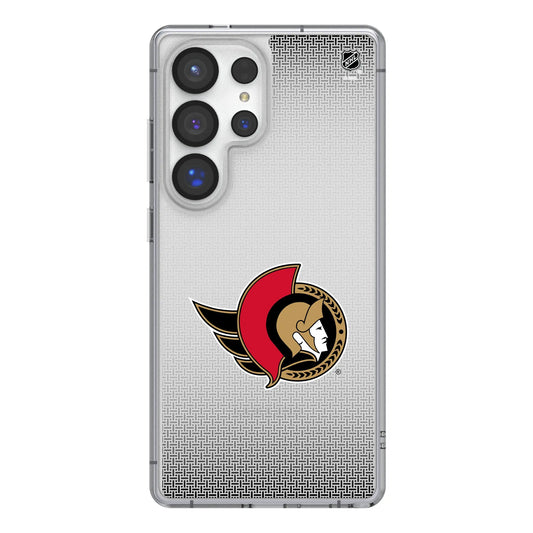 Ottawa Senators Linen Clear Phone Case for Samsung Galaxy