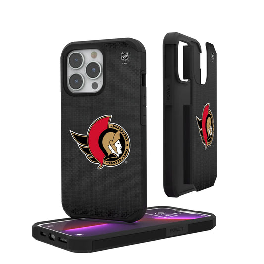 Ottawa Senators Linen Rugged Phone Case for Apple iPhone