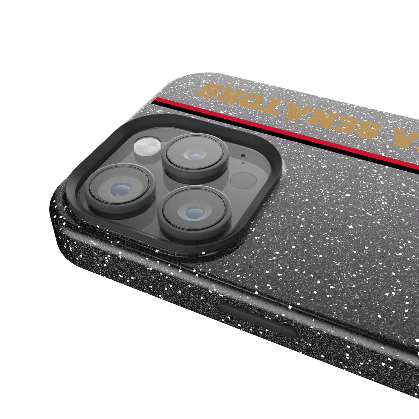 Ottawa Senators Sidebar Black Bling Phone Case for Apple iPhone