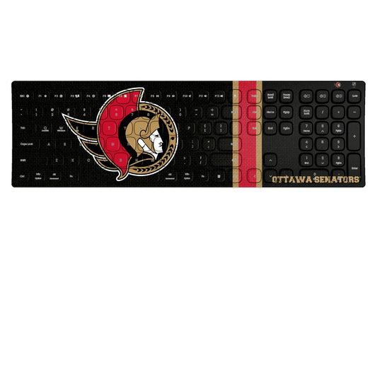 Ottawa Senators Stripe Curved Wireless Keyboard