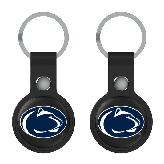 Pennsylvania State University Nittany Lions Insignia Black Airtag Holder 2-Pack