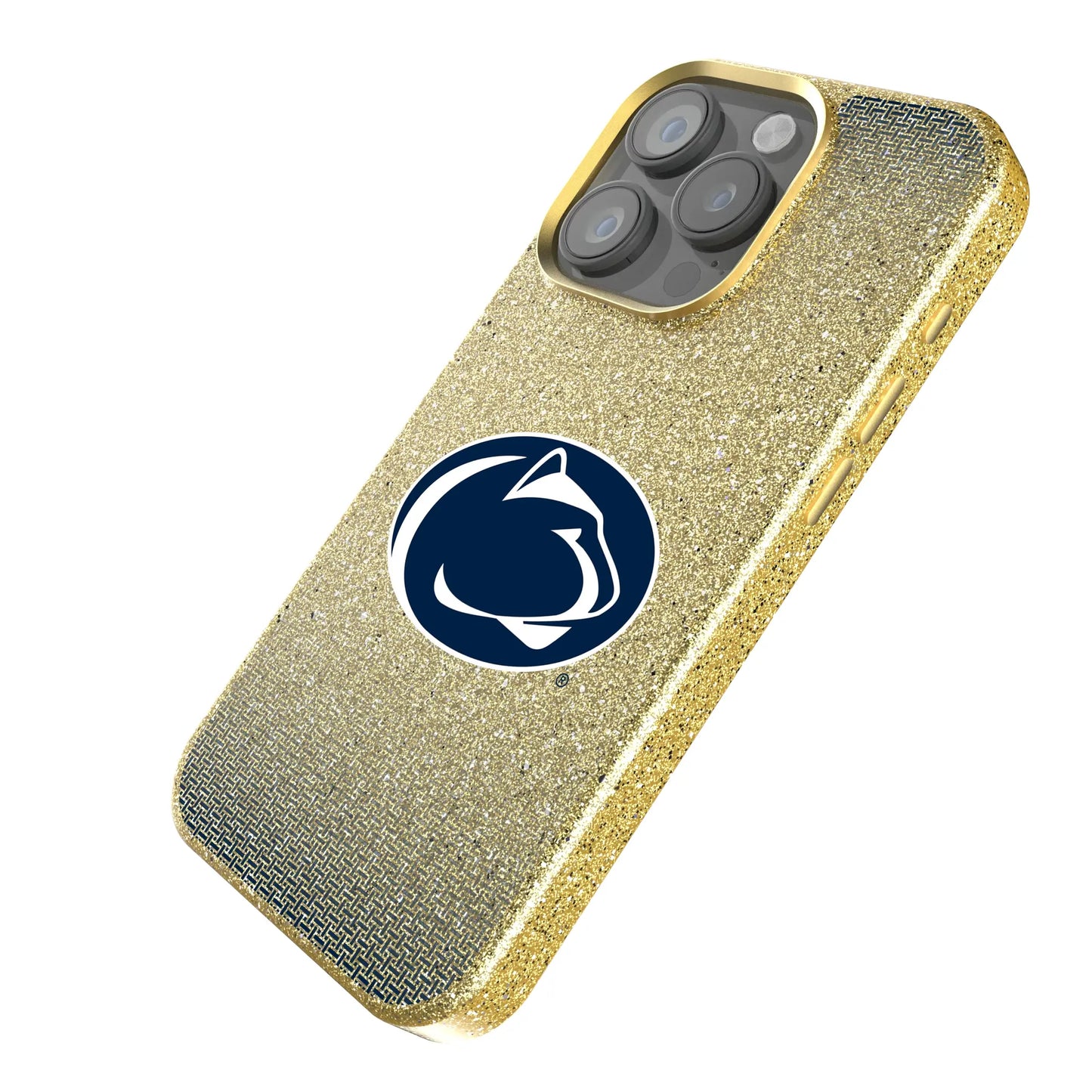 Pennsylvania State University Nittany Lions Linen Bling Phone Case for Apple iPhone