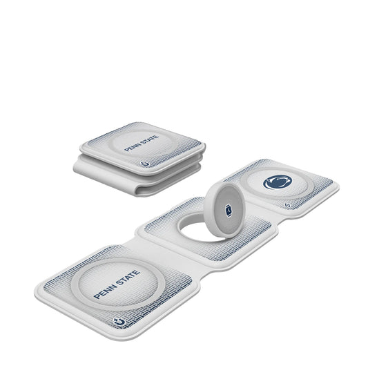 Pennsylvania State University Nittany Lions Linen Foldable 3 in 1 Charger
