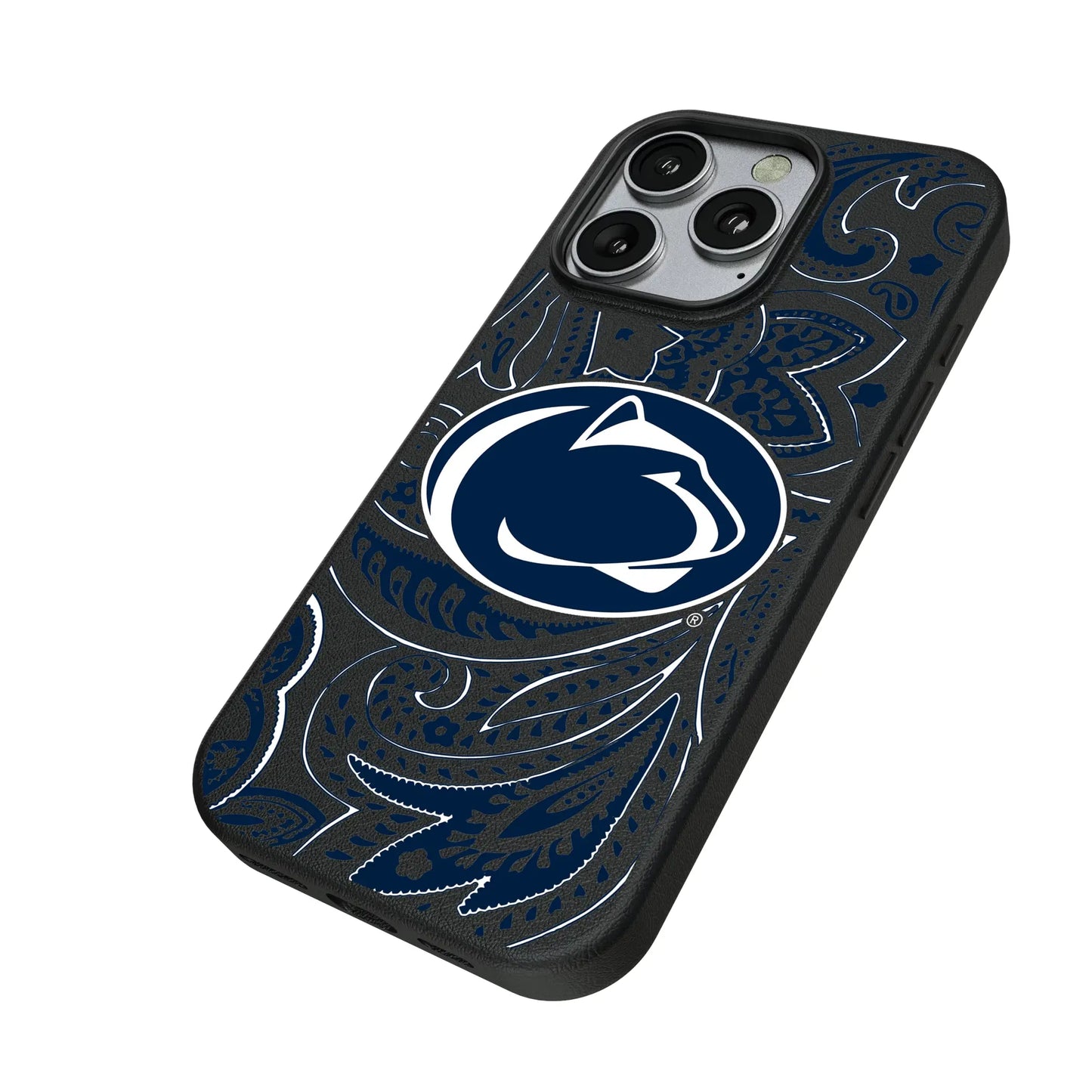 Pennsylvania State University Nittany Lions Paisley MagSafe Compatible Phone Case for Apple iPhone