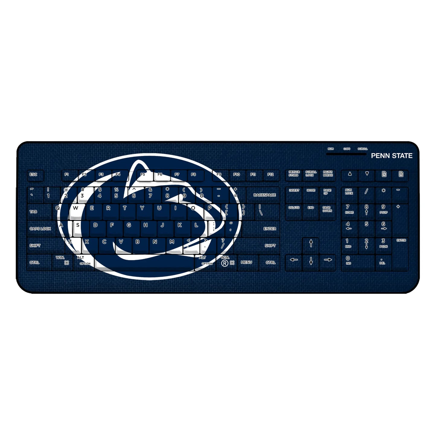 Pennsylvania State University Nittany Lions Solid Wireless USB Keyboard