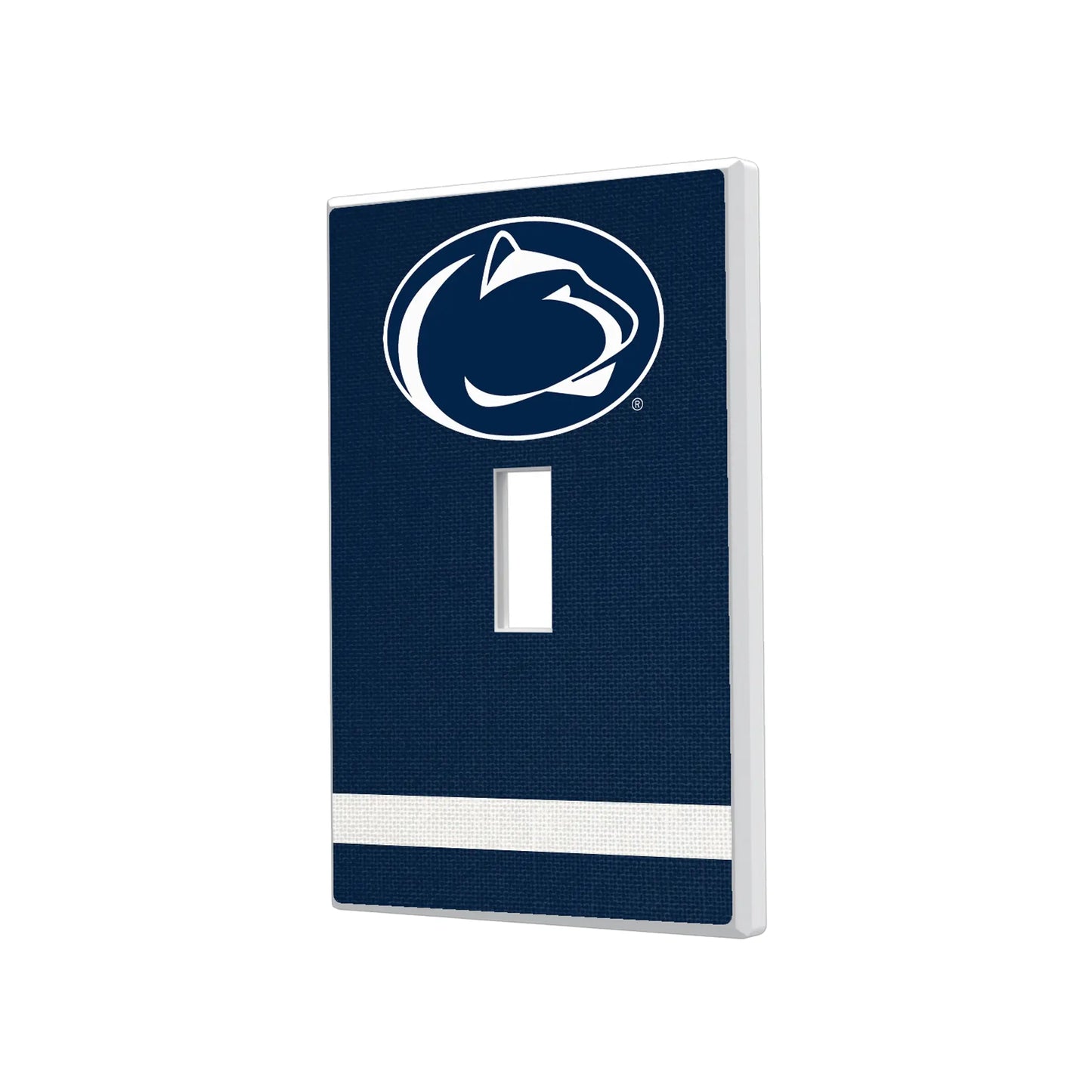 Pennsylvania State University Nittany Lions Stripe Hidden-Screw Light Switch Plate