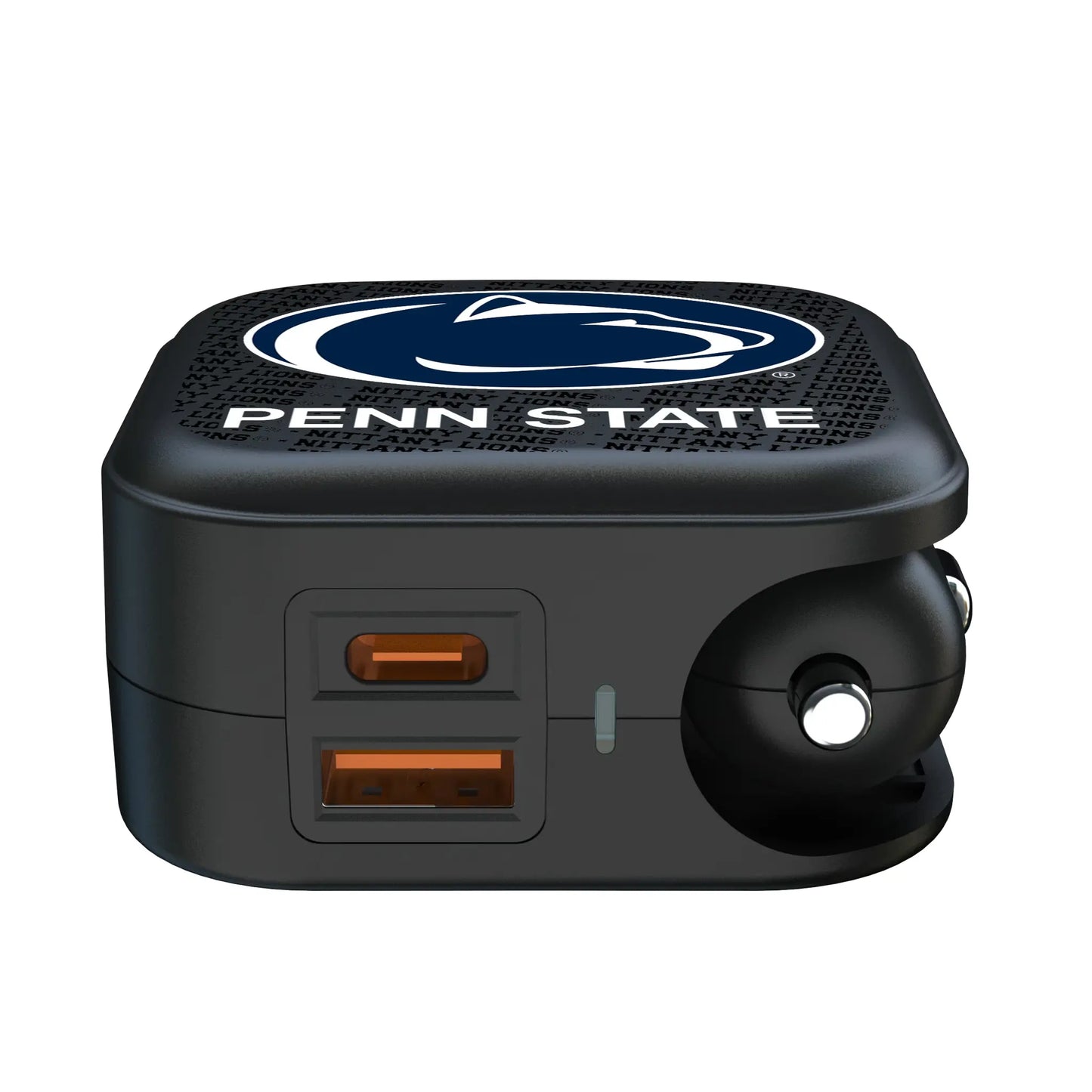 Pennsylvania State University Nittany Lions Text Backdrop 2 in 1 USB A/C Charger
