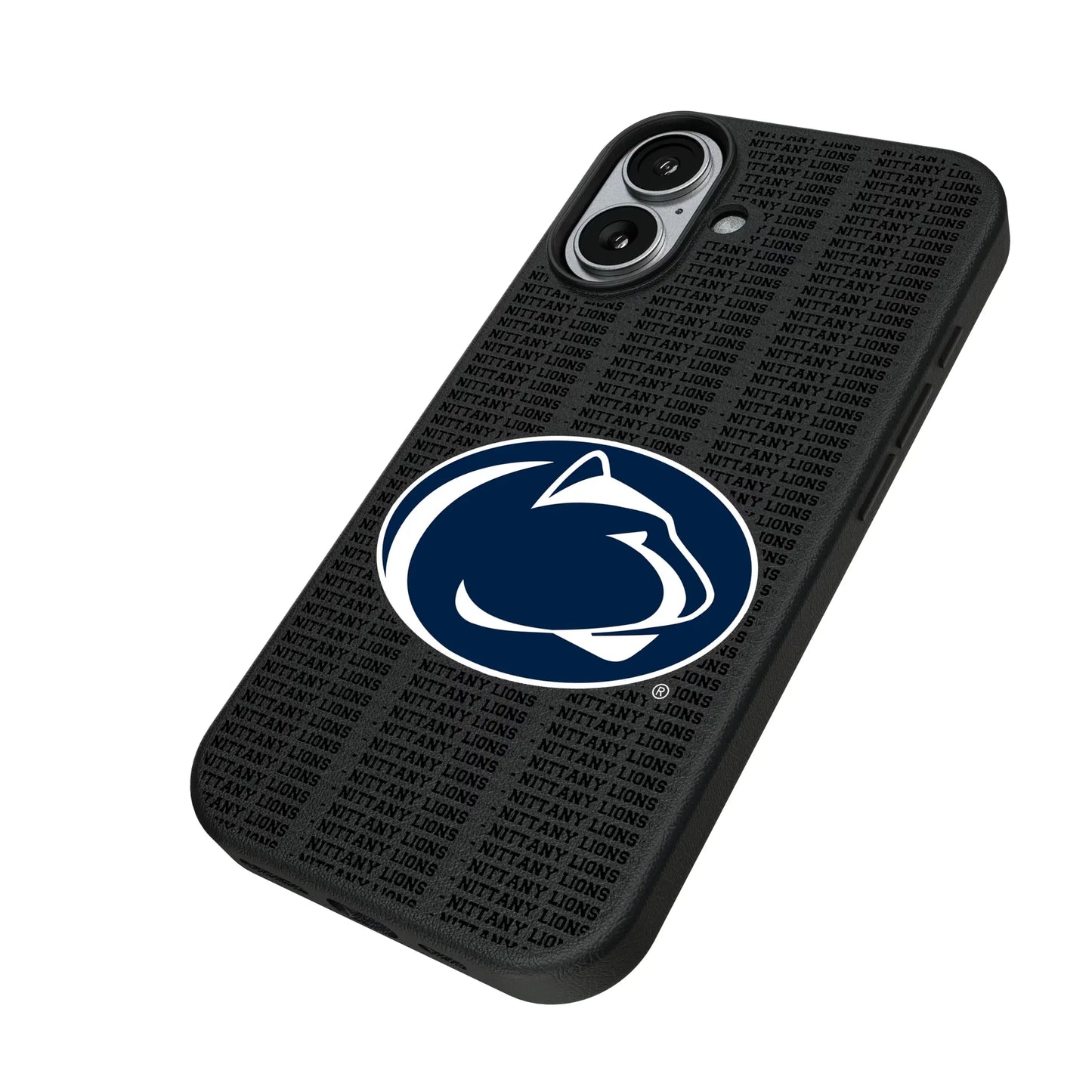 Pennsylvania State University Nittany Lions Text Backdrop MagSafe Compatible Phone Case for Apple iPhone
