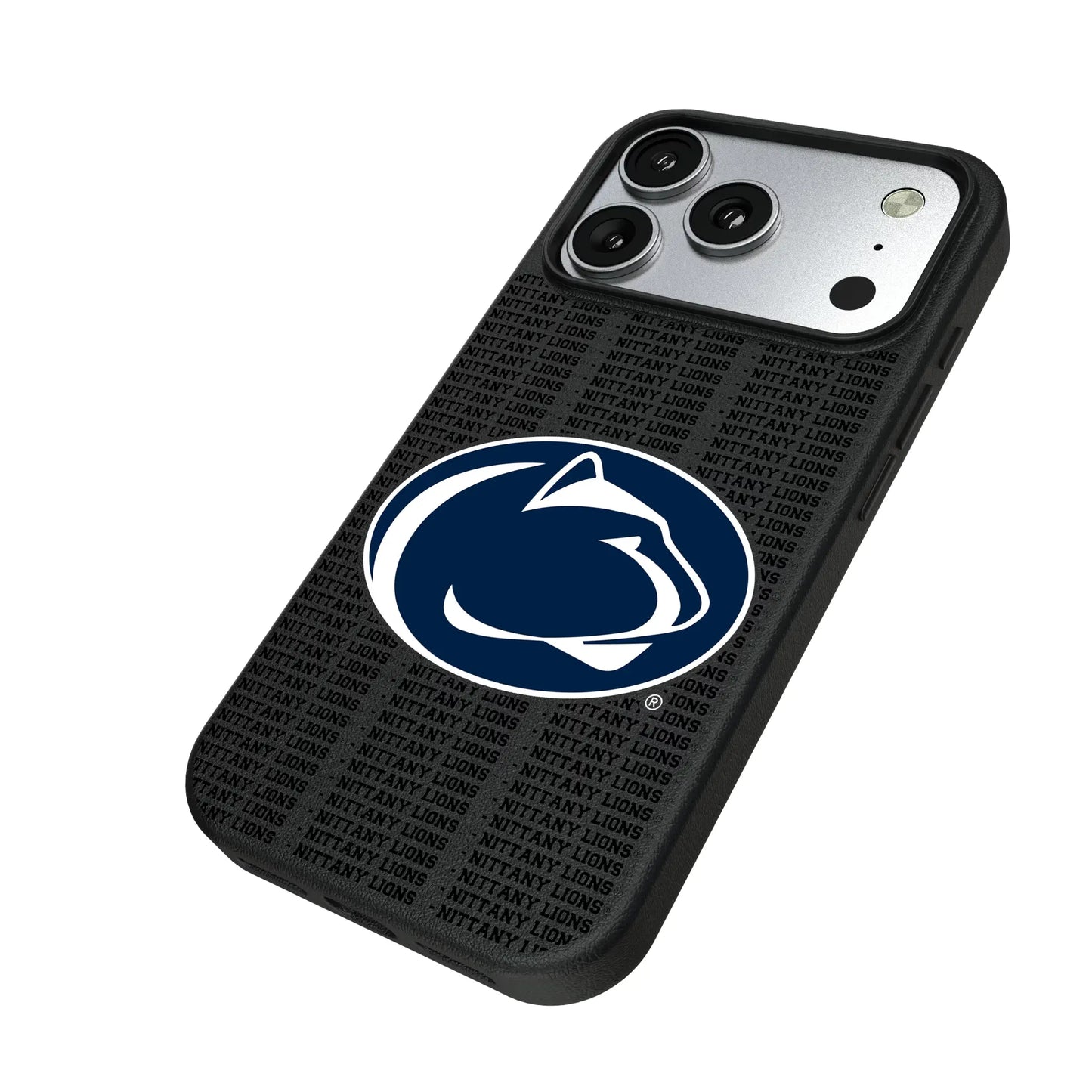 Pennsylvania State University Nittany Lions Text Backdrop MagSafe Compatible Phone Case for Apple iPhone