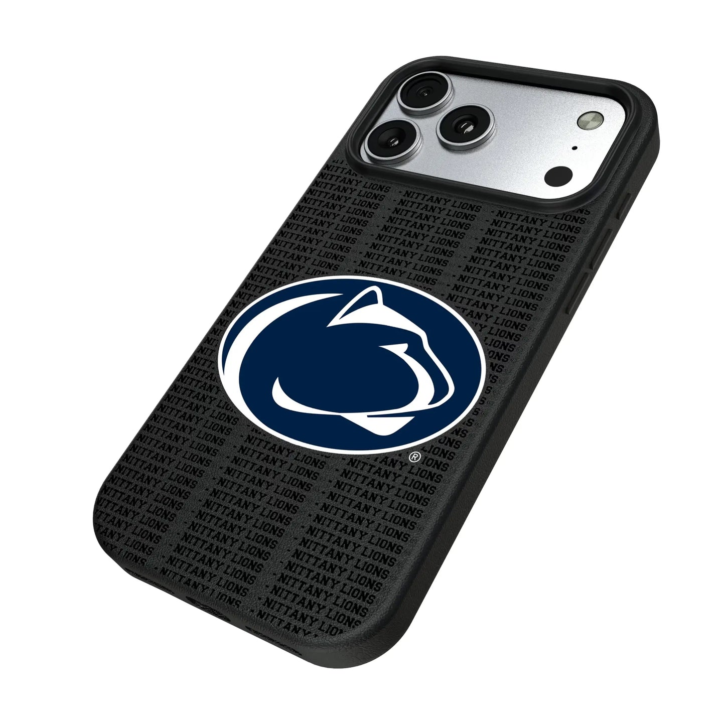 Pennsylvania State University Nittany Lions Text Backdrop MagSafe Compatible Phone Case for Apple iPhone