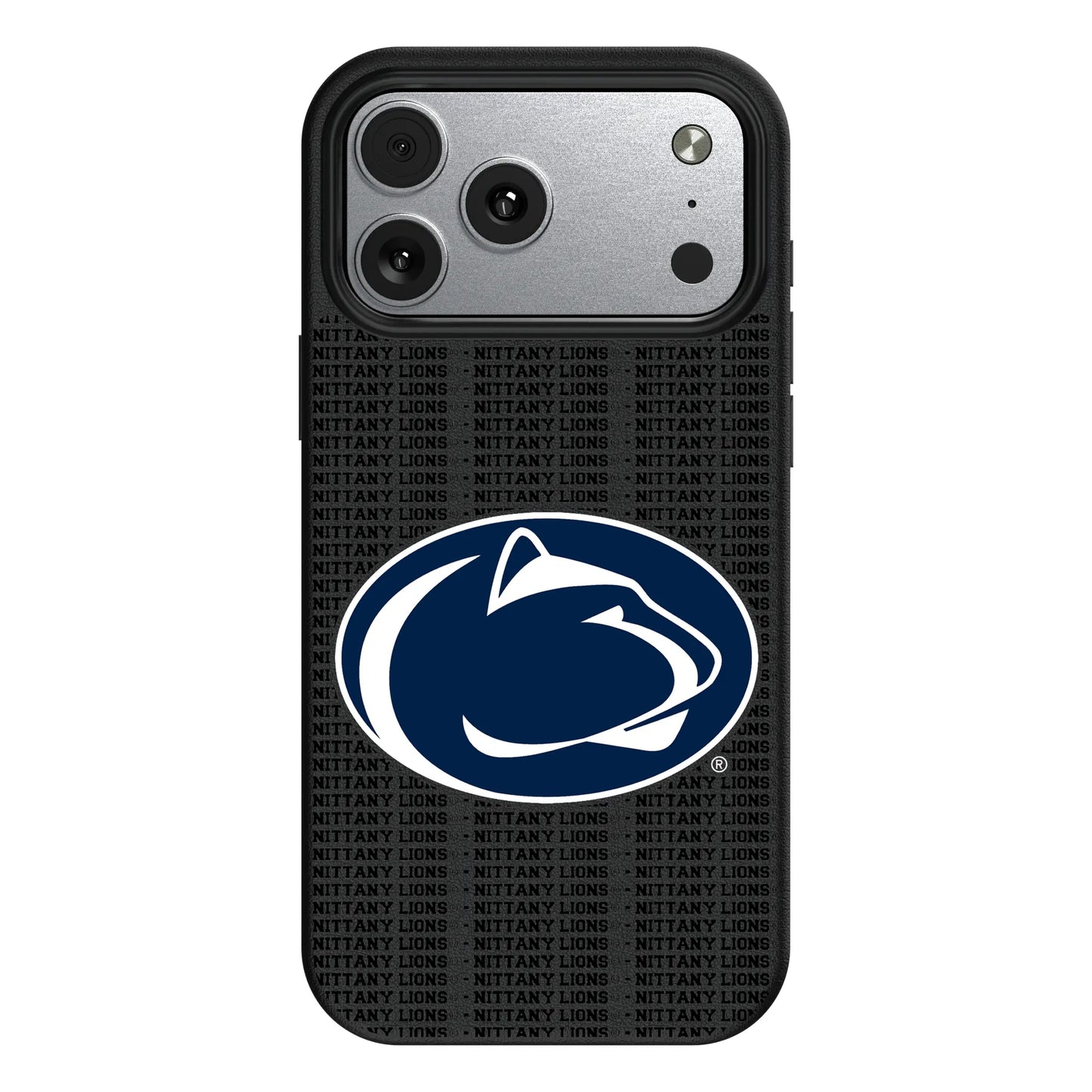 Pennsylvania State University Nittany Lions Text Backdrop MagSafe Compatible Phone Case for Apple iPhone