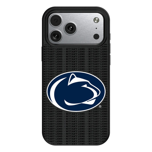 Pennsylvania State University Nittany Lions Text Backdrop MagSafe Compatible Phone Case for Apple iPhone