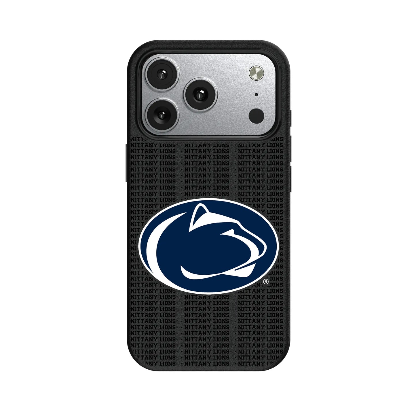 Pennsylvania State University Nittany Lions Text Backdrop MagSafe Compatible Phone Case for Apple iPhone