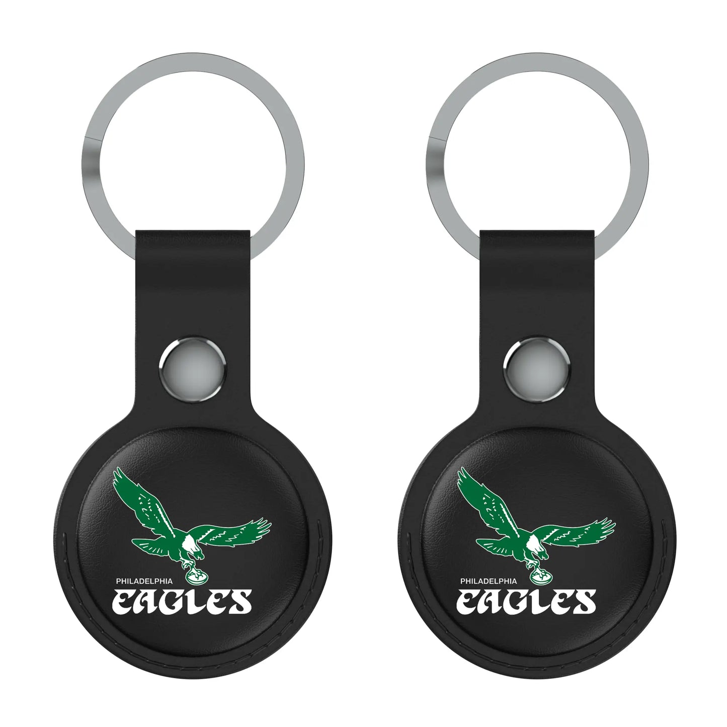 Philadelphia Eagles 1973-1995 Historic Collection Insignia Black Airtag Holder 2-Pack