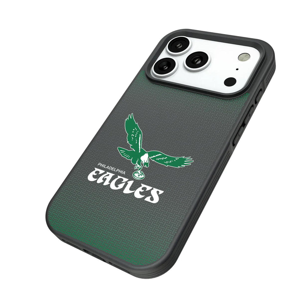 Philadelphia Eagles 1973-1995 Historic Collection Linen Bump Phone Case for Apple iPhone
