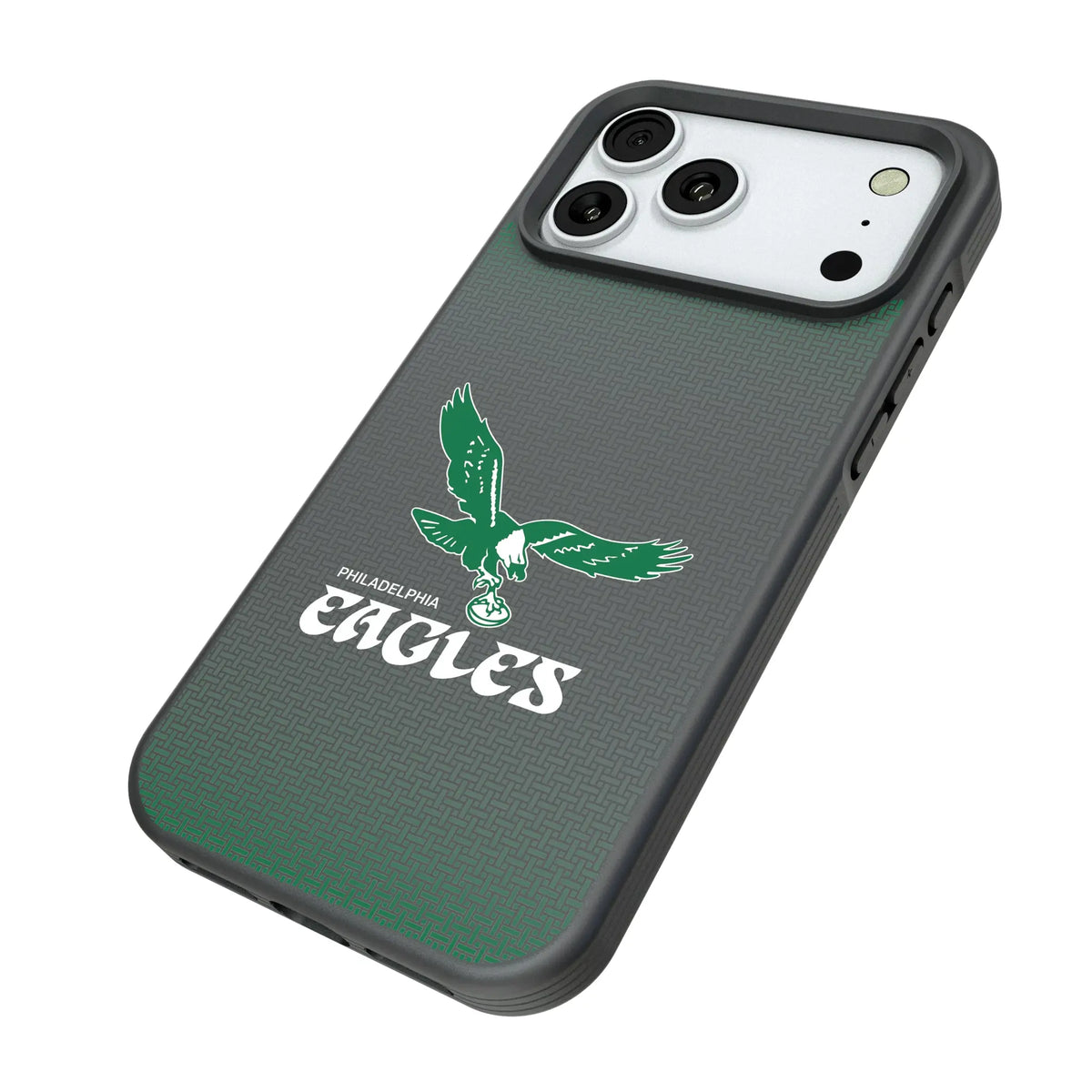Philadelphia Eagles 1973-1995 Historic Collection Linen Bump Phone Case for Apple iPhone