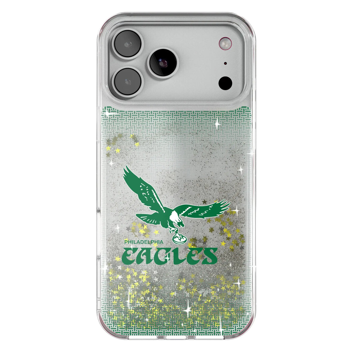 Philadelphia Eagles 1973-1995 Historic Collection Linen Glitter Phone Case for Apple iPhone
