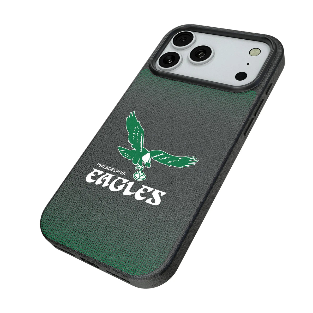 Philadelphia Eagles 1973-1995 Historic Collection Linen MagSafe Compatible Phone Case for Apple iPhone
