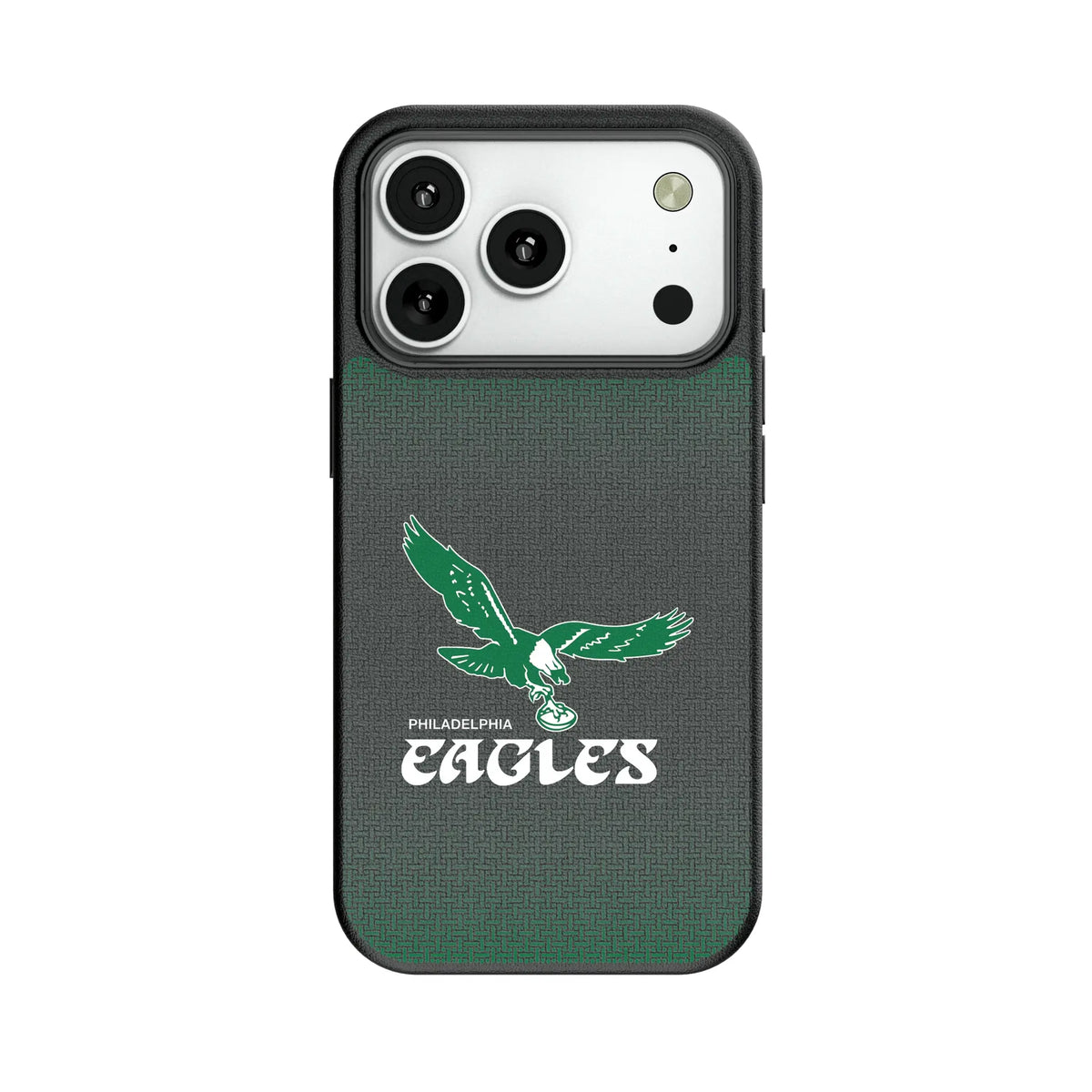 Philadelphia Eagles 1973-1995 Historic Collection Linen MagSafe Compatible Phone Case for Apple iPhone