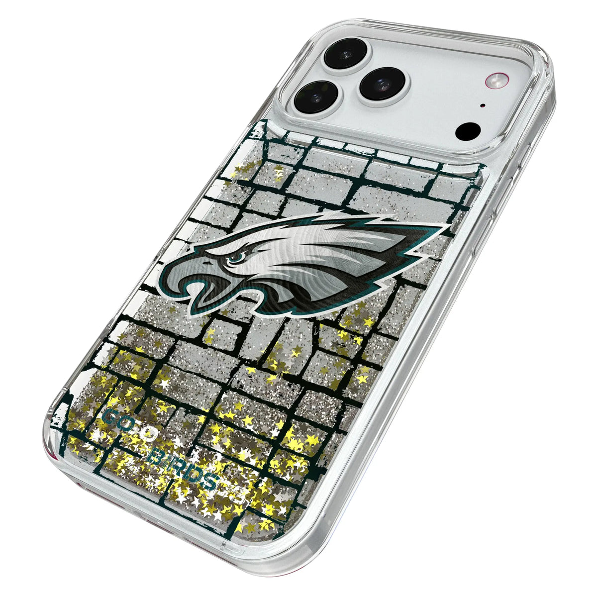 Philadelphia Eagles Brick Glitter Phone Case for Apple iPhone