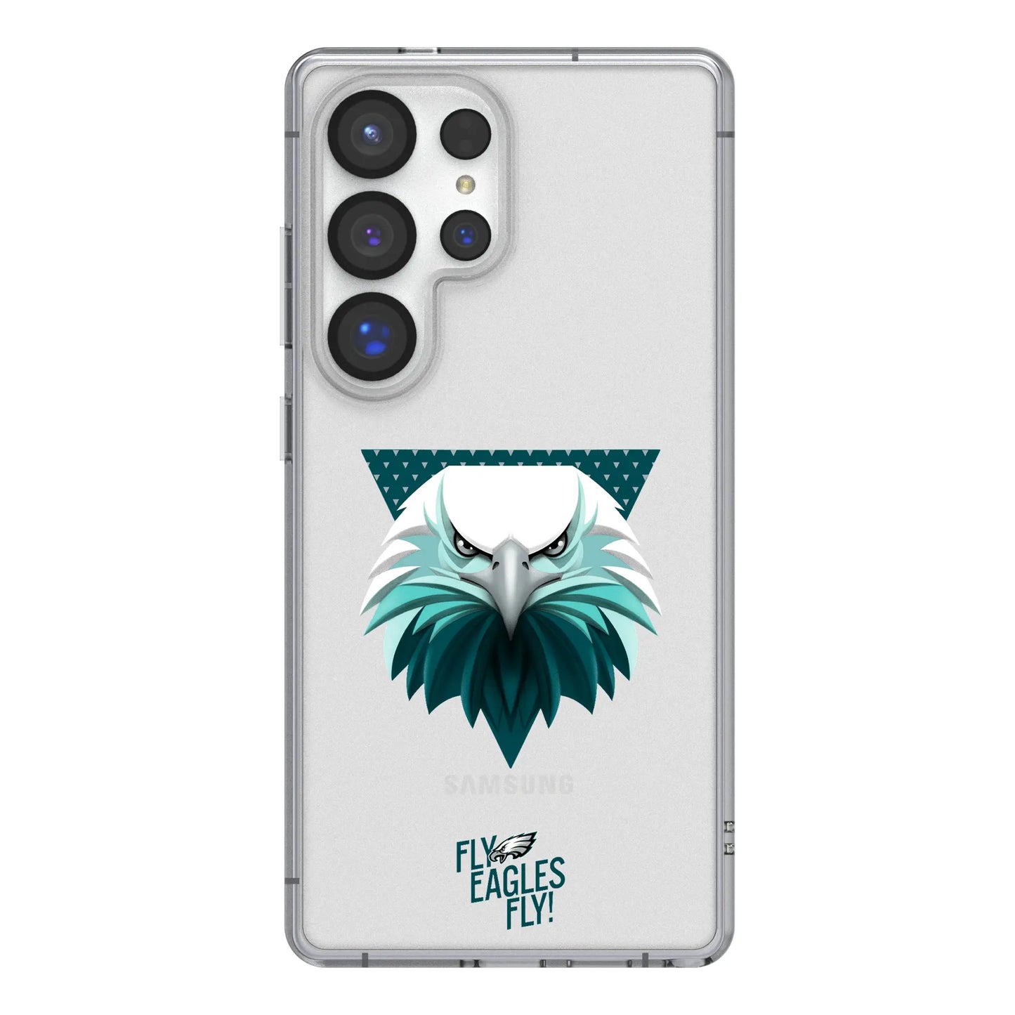 Philadelphia Eagles Deco Clear Phone Case for Samsung Galaxy