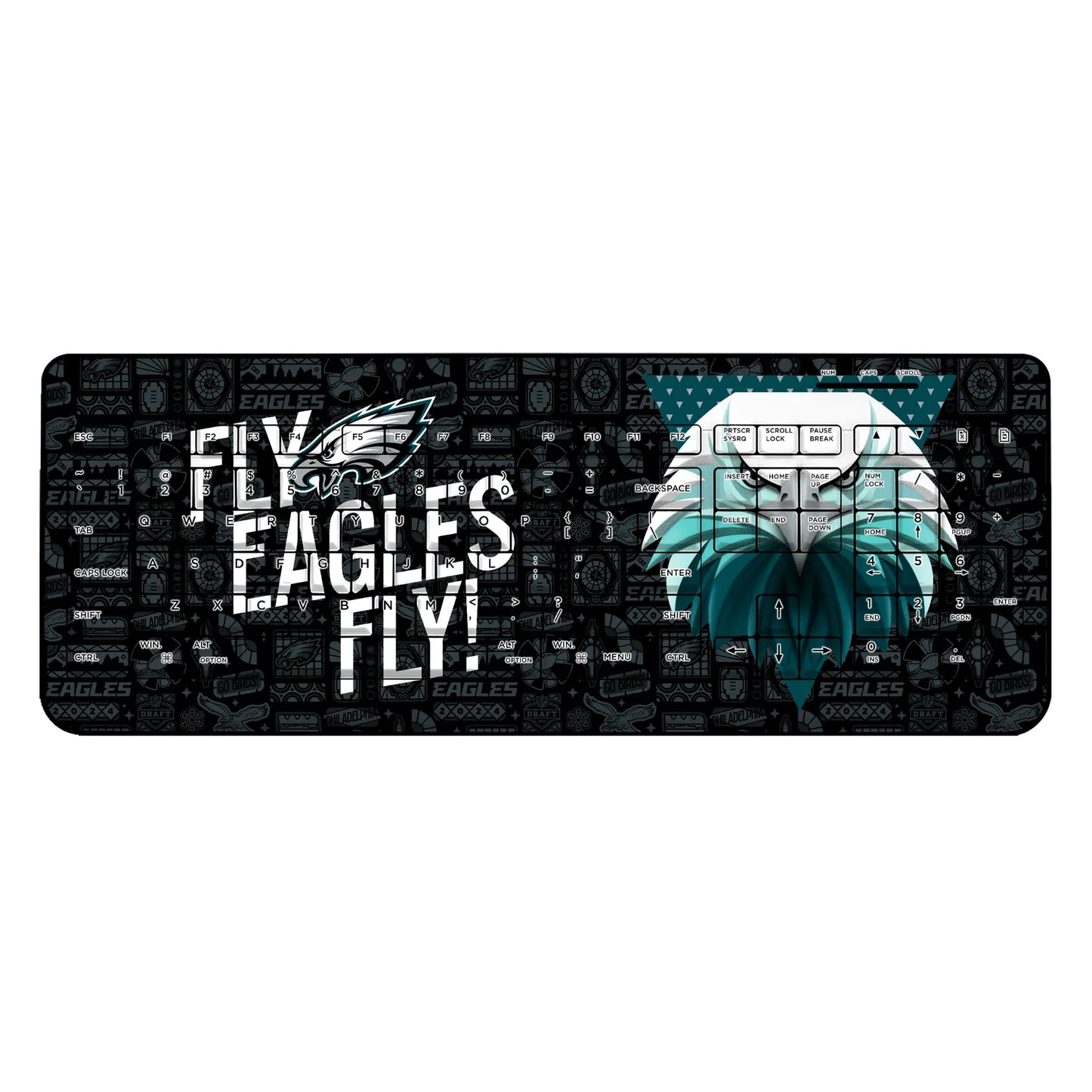 Philadelphia Eagles Deco Wireless USB Keyboard
