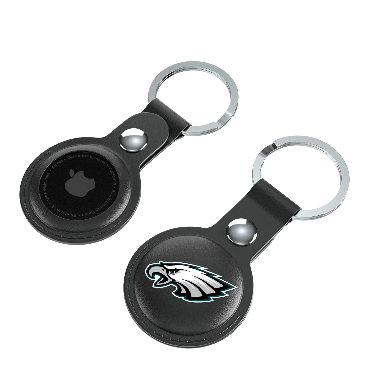 Philadelphia Eagles Insignia Black Airtag Holder 2-Pack