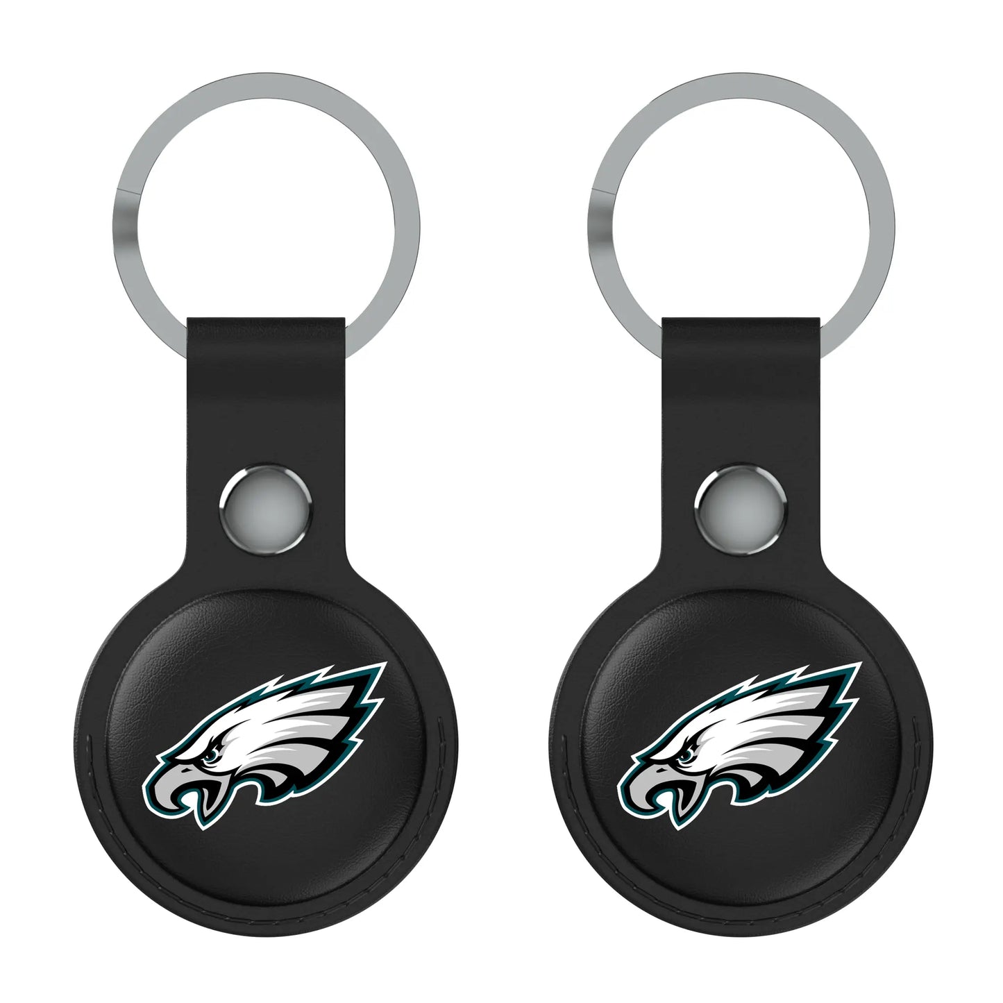 Philadelphia Eagles Insignia Black Airtag Holder 2-Pack