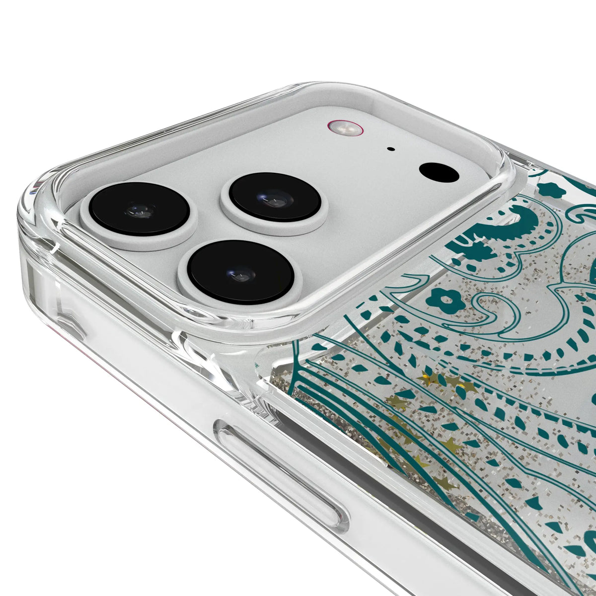 Philadelphia Eagles Paisley Glitter Phone Case for Apple iPhone