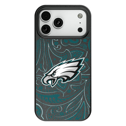 Philadelphia Eagles Paisley MagSafe Compatible Phone Case for Apple iPhone