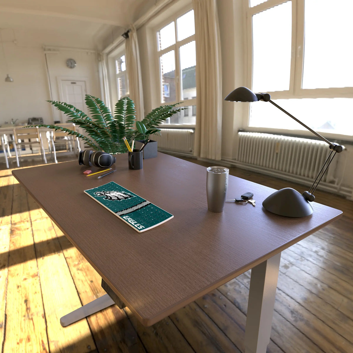 Philadelphia Eagles Stripe Curved Wireless Keyboard