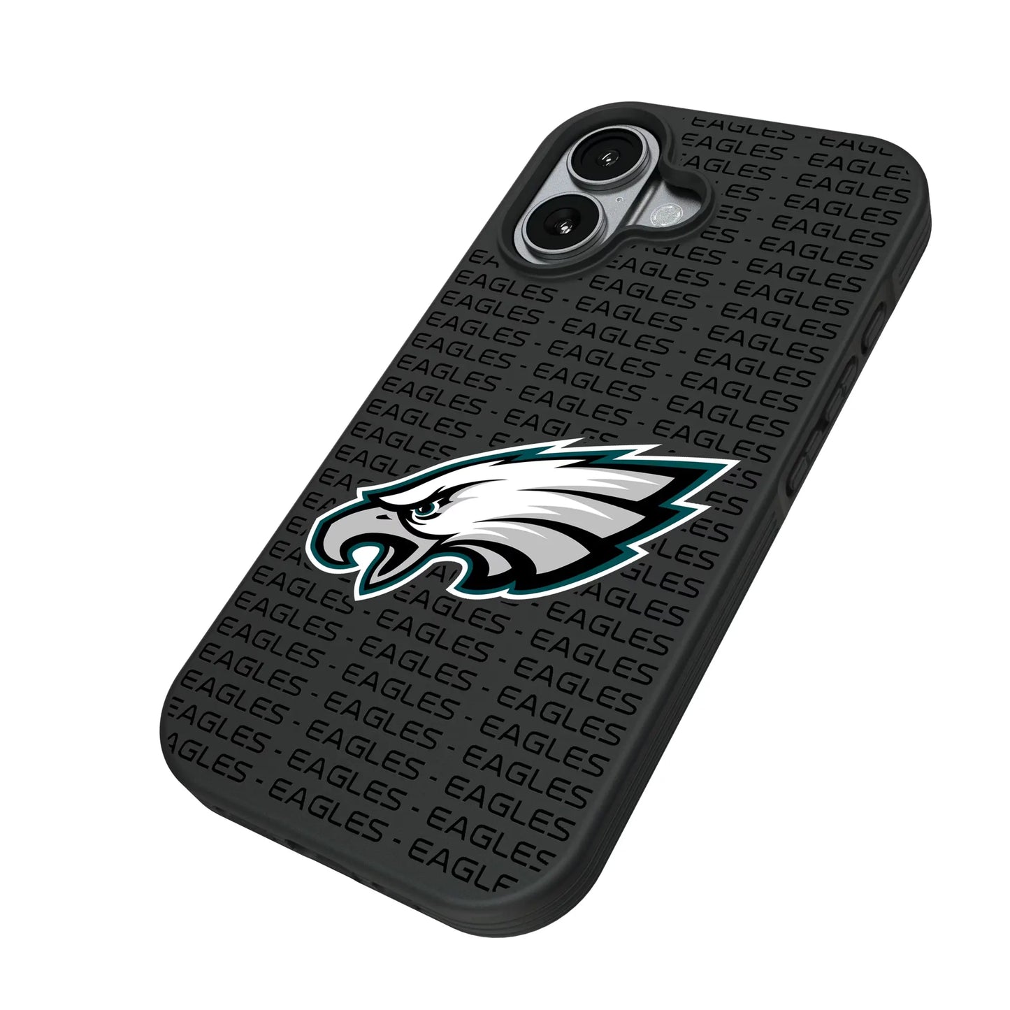 Philadelphia Eagles Text Backdrop Bump Phone Case for Apple iPhone
