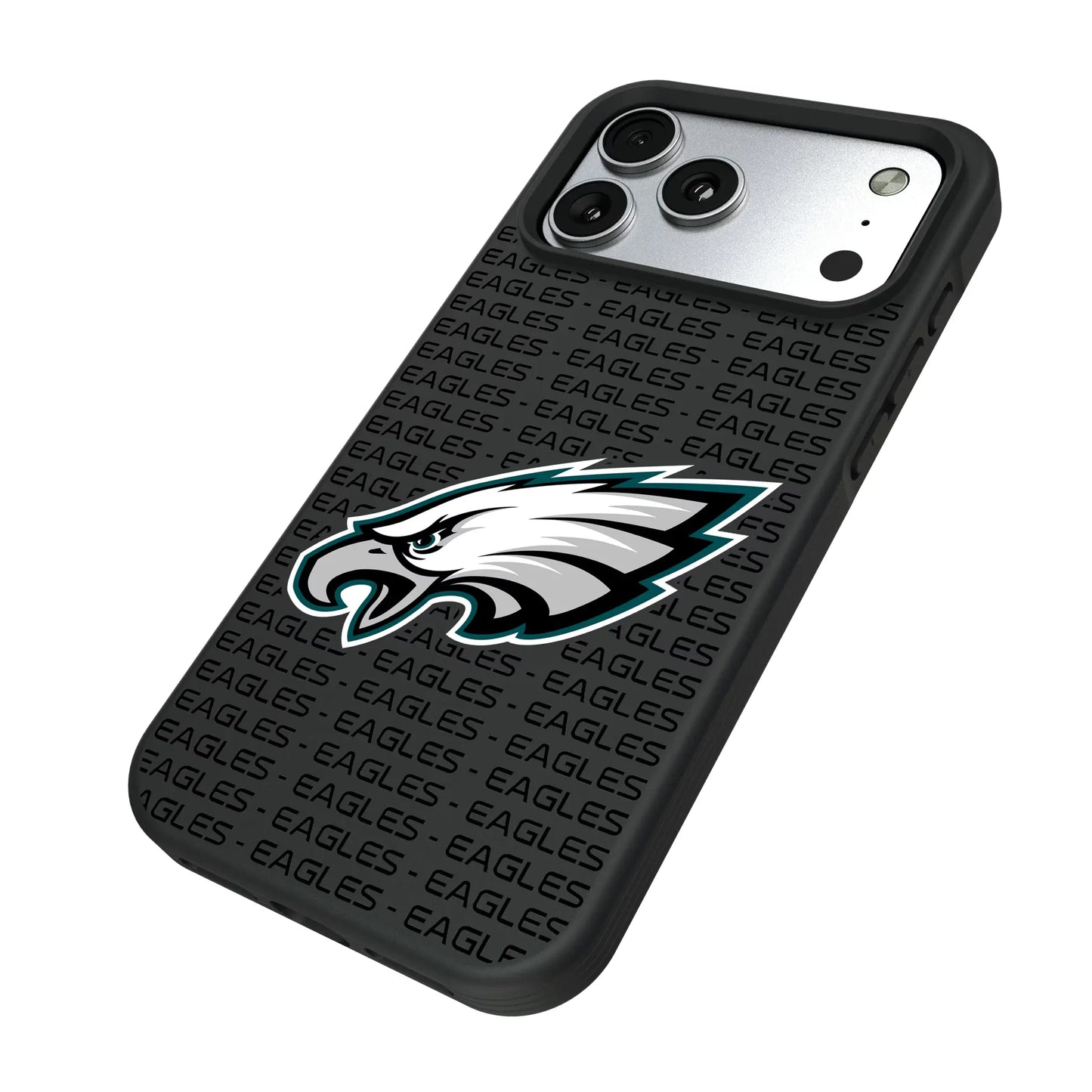 Philadelphia Eagles Text Backdrop Bump Phone Case for Apple iPhone