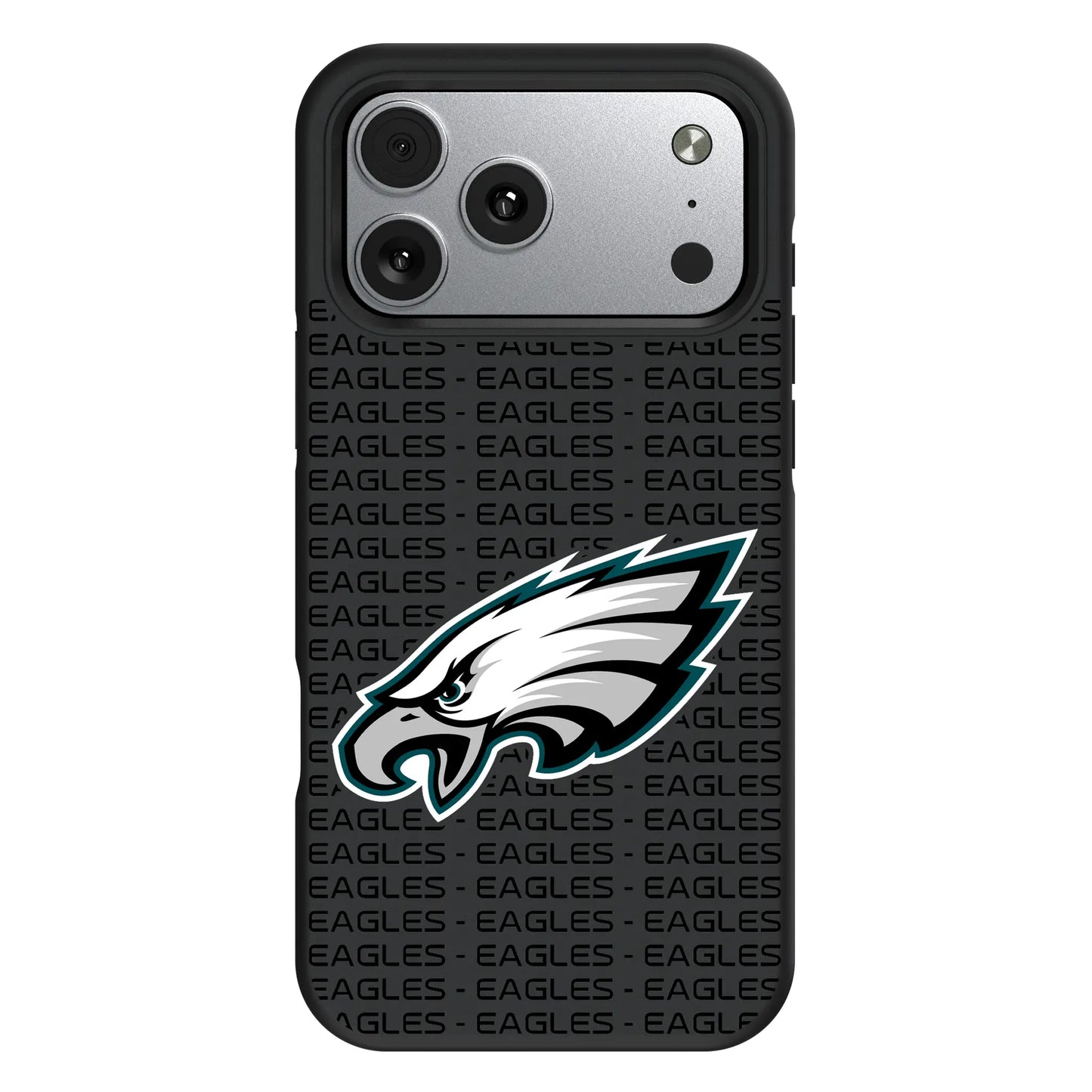 Philadelphia Eagles Text Backdrop Bump Phone Case for Apple iPhone