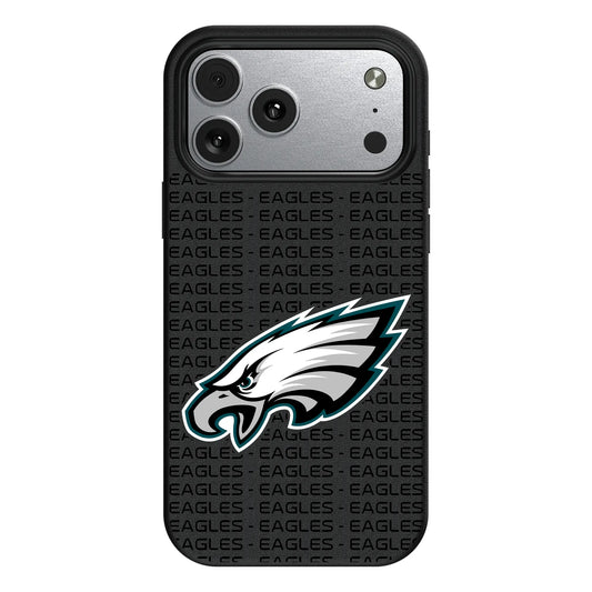 Philadelphia Eagles Text Backdrop MagSafe Compatible Phone Case for Apple iPhone