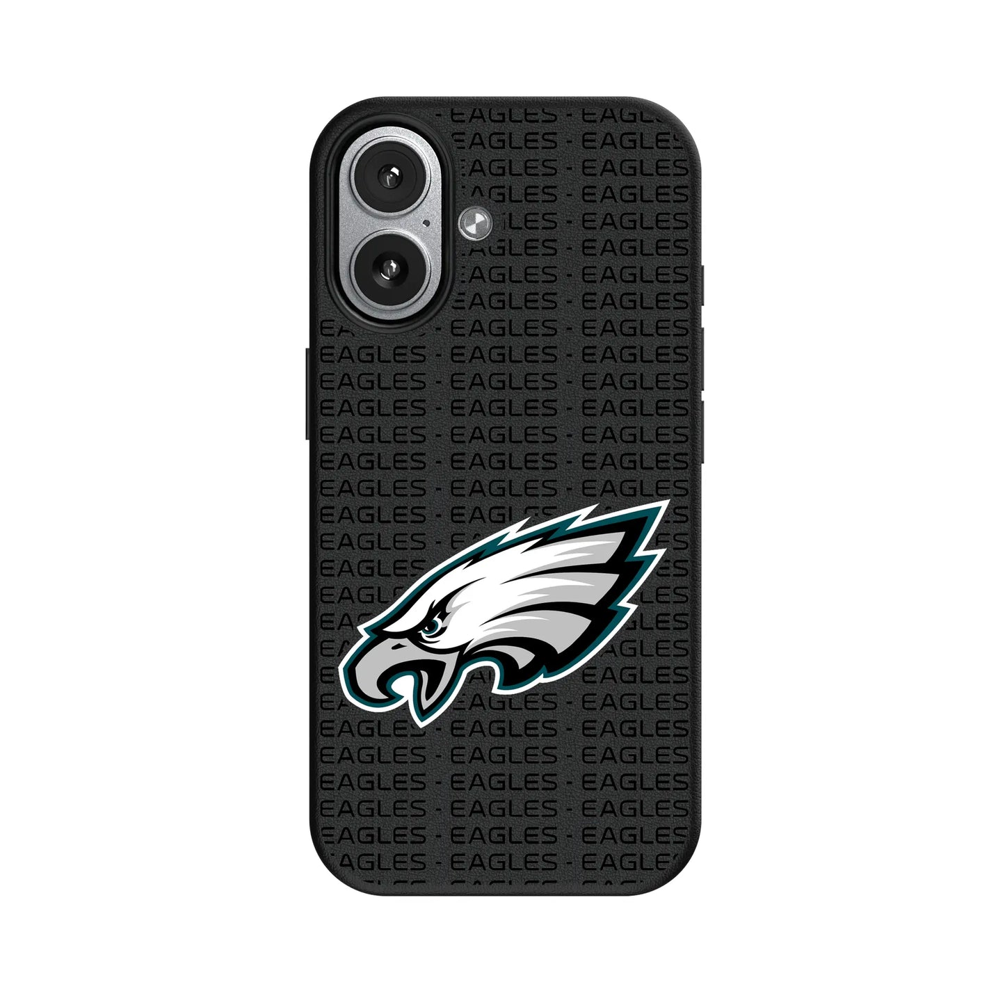 Philadelphia Eagles Text Backdrop MagSafe Compatible Phone Case for Apple iPhone